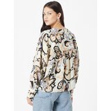 LA STRADA UNICA Bluza 'MIRIAM' moder denim / svetlo rjava / črna / off-bela | Shoptok.si