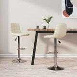  Barski stolci od tkanine 2 kom krem | shoptok.hr