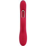 SMILE - vibrator za jezik z žgečkljivim vzvodom (rdeča) | Shoptok.si