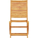  Vrtni set za objed 5 kom. Smeđa Čvrsto drvo akacije | shoptok.hr