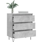  Komoda siva boja betona 60x35x70 cm od konstruiranog drva | shoptok.hr