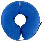 INF Napihljiva ovratnica za hišne živali: mehka, nastavljiva in zaščitna podpora za vrat Blue M, (5000124483) | Shoptok.si