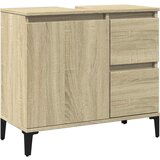 Maison Chic Kopalniška omarica - Kopalniški kabinet sonoma hrast 65x33x60 cm inženirski les, (21794872) Cene