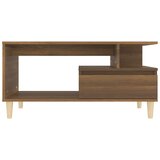  Stolić za kavu smeđi hrast 90x49x45 cm konstruirano drvo | Eponuda.ba