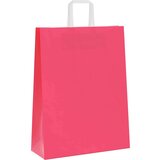 vidaXL Papirnate vrečke 50 kosov z ročaji roza 32x12x42 cm | Shoptok.si