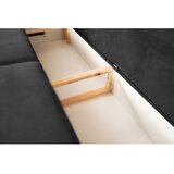 ELTAP Crna sklopiva/s prostorom za odlaganje sofa od šenila 236 cm Silva – | shoptok.hr