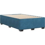 vidaXL Posteljni okvir modra 120x200 cm žamet | Shoptok.si