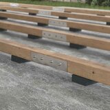  Gumenasti granulatni vanjski pod Crna 9 x 9 x 0,6 cm Guma | shoptok.hr