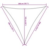  Sjenilo za sunce crveno 2x2x2 m 100% poliester oxford | Shoptok.si