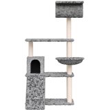  Penjalica za mačke sa stupovima za grebanje svjetlosiva 131 cm | shoptok.hr