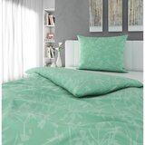 Esposa POSTELJNINA ALVA 140/200 cm saten meta zelena | Shoptok.si