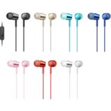 Sony MDR-EX155APR rdeče žične ušesne slušalke z mikrofonom | Shoptok.si