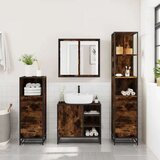 vidaXL 4-dijelni set kupaonskog namještaja boja hrasta drveni | shoptok.hr