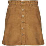 Levi's Krila RETRO BUTTON FRONT SKIRT Kostanjeva Cene