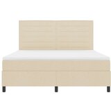  Box Spring Postelja z vzmetnico in LED bež 180x200 cm tkanina, (22081198) | Shoptok.si