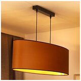  Duolla - Visilica na sajli OVAL VEGAN 2xE27/15W/230V smeđa | Eponuda.com