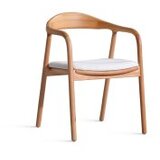 Hanah home lindy - natural natural dining table & chairs set (4 pieces) | ePonuda.com