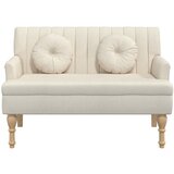  Klupa s jastucima 113 x 64,5 x 75,5 cm platnena | shoptok.hr
