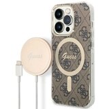 Guess OVITEK ZA IPHONE 14 PRO MAX 6,7 INČNI TRDI OVITEK RJAV ZA MAGSAFE, (21833875) | Shoptok.si