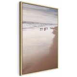  Slika - Autumn Beach (1 Part) Vertical 80x120 U prirodnom drvenom okviru | shoptok.hr