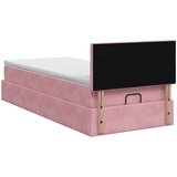  Podesivi krevet s madracem Ružičasta 100 x 200 cm Baršun | shoptok.hr