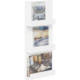  Polica za časopise Bijelo 51 x 11 x 102 cm Konstruirano drvo | shoptok.hr