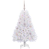  Umjetno božićno drvce s nogom Bijelo 120 cm PVC i čelik | shoptok.hr