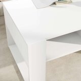  Stolić za kavu s pohranom Bijelo 92 x 53 x 45 cm Konstruirano drvo | shoptok.hr