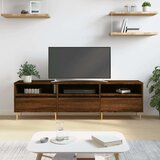 vidaXL TV omarica rjava hrast 150x30x44,5 cm inženirski les Cene