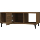  Stolić za kavu boja smeđeg hrasta 102x50x40cm konstruirano drvo | shoptok.hr