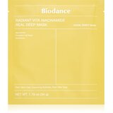 BIODANCE Radiant Vita Niacinamide Real Deep Mask posvjetljujuća maska za lice za ujednačavanje tena lica 1 kom | shoptok.hr