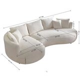 Atelier Del Sofa ugaona garnitura venedik left grey | Eponuda.com