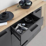 Mömax Komoda Cadix, Antracit, Barva Hrasta | Shoptok.si