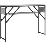  Konzolni stol s policama siva boja hrasta 105x30x75 cm | Eponuda.ba