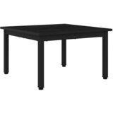 vidaXL Klubska miza Črna Orehovina 60 x 60 x 36 cm Konstruiran les, (5000120366) | Shoptok.si