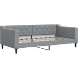  Dnevni krevet svjetlosivi 90 x 190 cm od tkanine | shoptok.hr