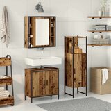  Set namještaja za kupaonicu 3 kom. Smeđa 33 x 33 x 120,5 cm | shoptok.hr