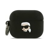 Karl Lagerfeld SILIKONSKI OVITEK KARL HEAD 3D ZA AIRPODS PRO 3 ČRNEGA OBLIKOVANJA Z MODNIM OZNAČEVANJEM, (5000339057) Cene