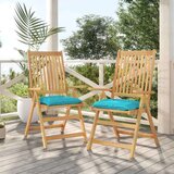  Jastuci za stolice 2 kom tirkizni 50x50x7 cm od tkanine Oxford | shoptok.hr
