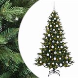  Umjetno božićno drvce s kuglicom 210 cm 300 LED lampica | shoptok.hr
