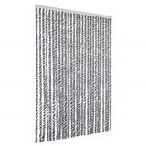 Furnova Zavesa proti mrčesu siva in črna in bela 118x220 cm šenilja, (21917573) | Shoptok.si