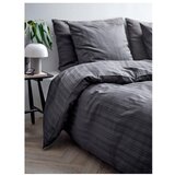 Södahl Antracitno siva enojna/podaljšana posteljnina iz damasta 140x220 cm Noble – | Shoptok.si