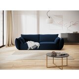 Mazzini Sofas Temno modra žametna sedežna garnitura 208 cm Vanda – | Shoptok.si