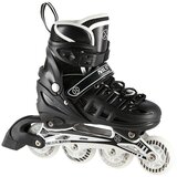 Nils Extreme 4 u 1 role i klizaljke s LED rasvjetom crne veličina S 31–34 | shoptok.hr