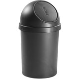 Helit Posoda za odpadke, iz umetne mase, odpiranje na pritisk, prostornina 45 l, VxØ 700 x 400 mm, črn, DE 2 kosa Cene
