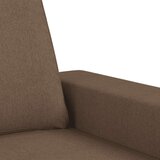  Kavč dvosed rjav 120 cm blago | Shoptok.si