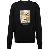 Jack & Jones Sweater majica 'JORSEQUOIA' svijetloplava / smeđa / crna / prljavo bijela