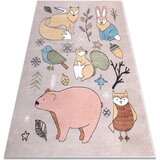 RugsX Preproge Preproga FUN Forester za otroke, živali, gozd, 160x220 cm Bež | Shoptok.si