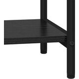 vidaXL Polica Crni hrast 40 x 30 x 183 cm Konstruirano drvo | shoptok.hr
