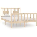  Okvir za krevet od masivnog drva 135 x 190 cm 4FT6 bračni | shoptok.hr